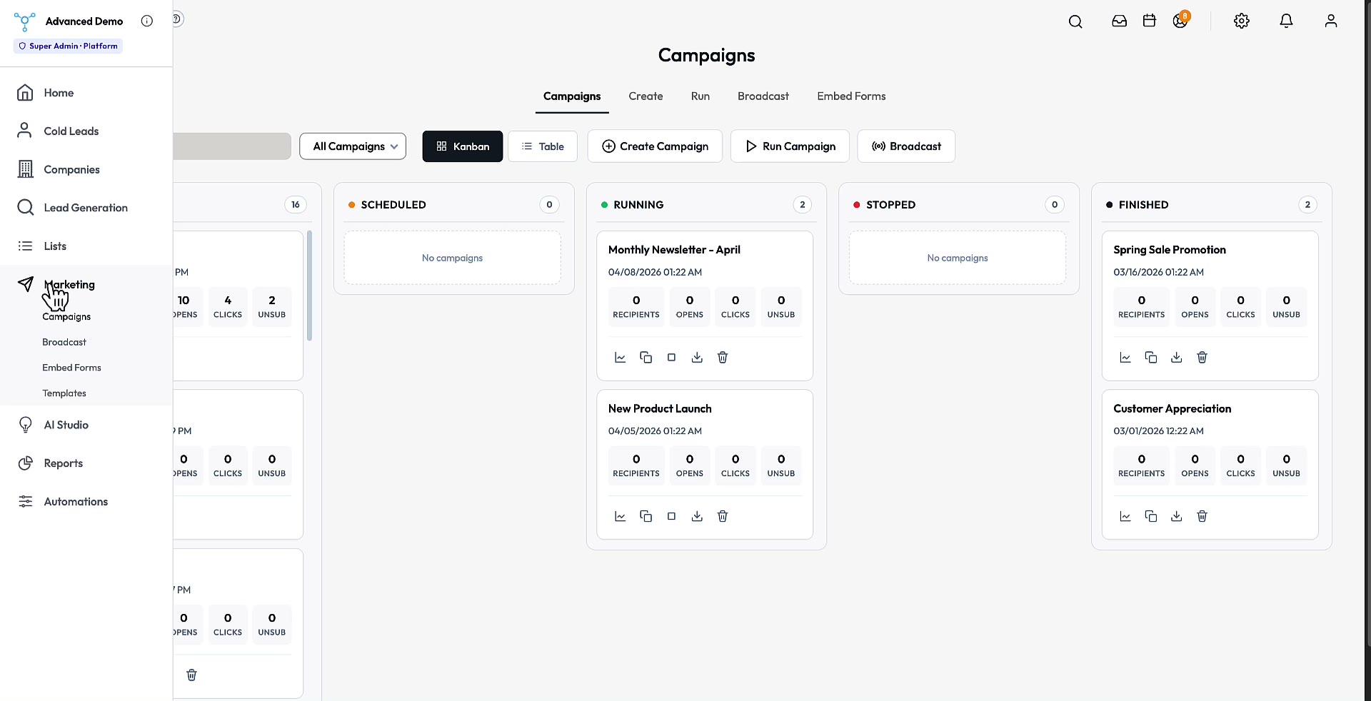Campaigns + sequences thumbnail
