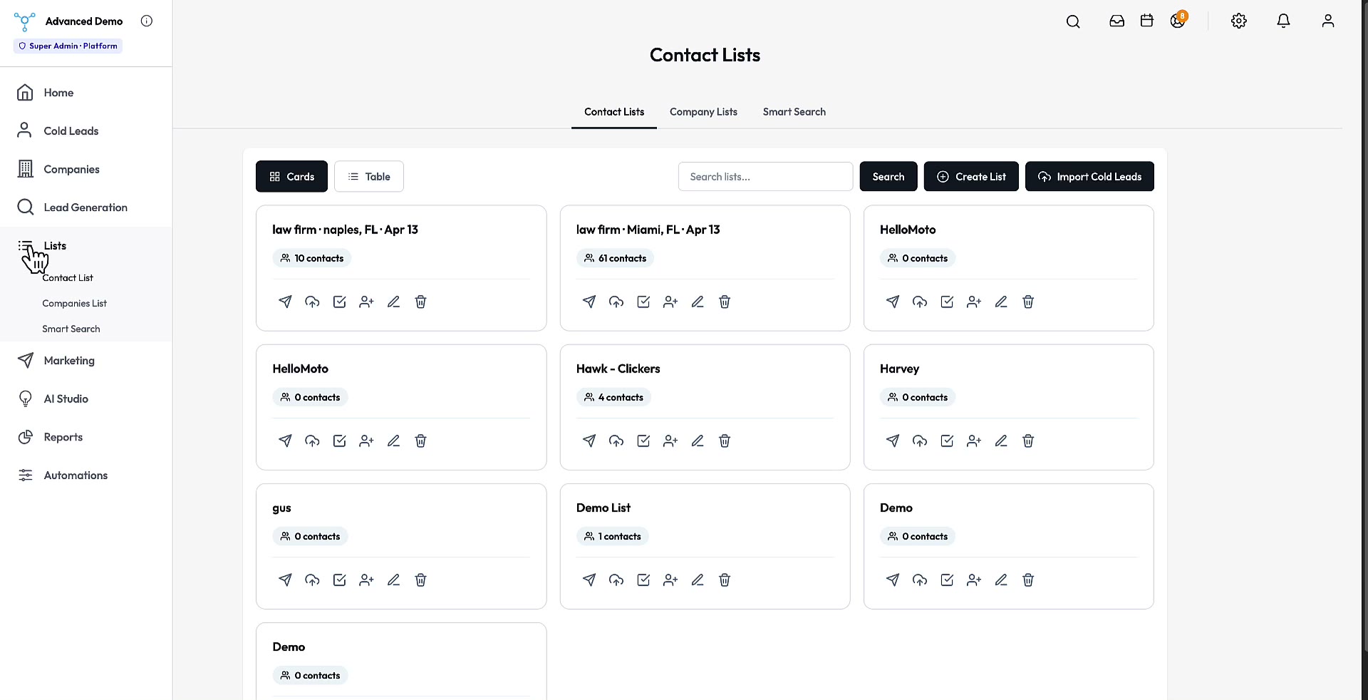 Lists thumbnail